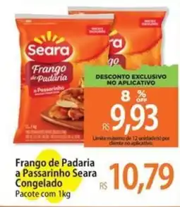 Atacadão Frango de Padaria a Passarinho Seara Congelado oferta