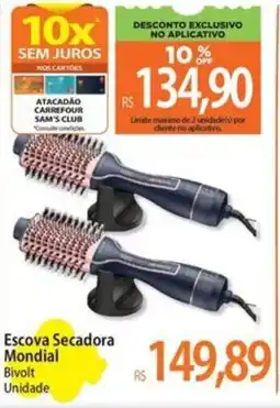 Atacadão Escova Secadora Mondial Bivolt Unidade oferta