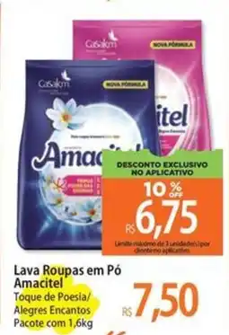 Atacadão Lava Roupas em Pó Amacitel oferta