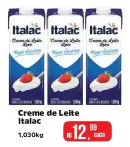Supermercados Mateus Creme de Leite Italac oferta