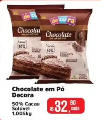 Chocolate em Pó Decora