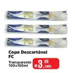 Supermercados Mateus Copo Descartável FC oferta