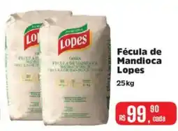 Supermercados Mateus Fécula de Mandioca Lopes oferta