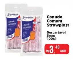 Supermercados Mateus Canudo Comum Strawplast oferta