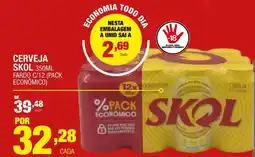 Santo Supermercados Cerveja skol oferta