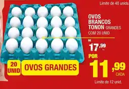 Santo Supermercados Ovos brancos tonon oferta