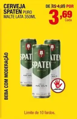 Santo Supermercados Cerveja spaten puro malte lata oferta