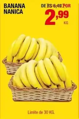 Santo Supermercados Banana nanica oferta