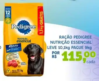 Ração pedigree nutrição essencial