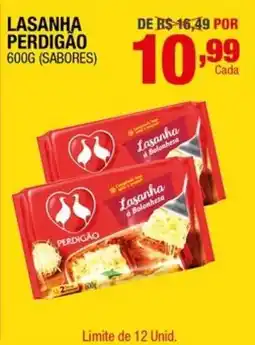 Santo Supermercados Lasanha perdigao oferta
