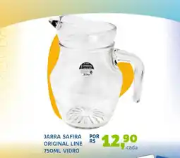 Bergamais Supermercados Jarra safira original line vidro oferta