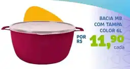 Bergamais Supermercados Bacia mb com tampa color oferta