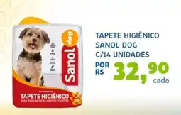 Bergamais Supermercados Tapete higiênico sanol dog c/14 unidades oferta
