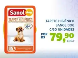 Bergamais Supermercados Tapete higiênico sanol dog c/30 unidades oferta