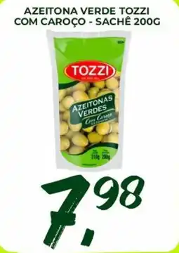 Unicompra Azeitona verde tozzi com caroço - sachê oferta