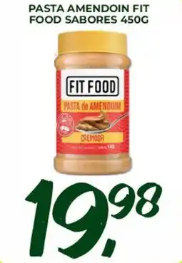 Unicompra Pasta amendoin fit food sabores oferta