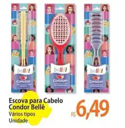 Atacadão Escova para Cabelo Condor Bellê oferta