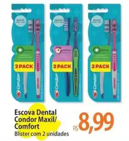 Atacadão Escova Dental Condor Maxil/ Comfort oferta