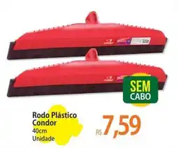 Atacadão Rodo Plástico Condor 40cm Unidade oferta