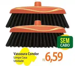 Atacadão Vassoura Condor Limpa Casa Unidade oferta