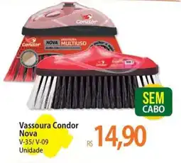 Atacadão Vassoura Condor Nova V-35/V-09 oferta