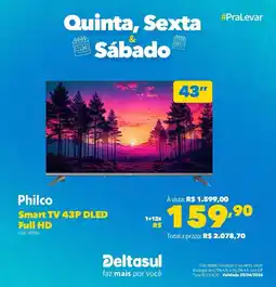 Deltasul Philco Smart TV 43P DLED Full HD oferta
