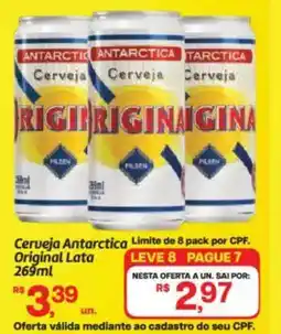 Fort Atacadista Cerveja Antarctica Original Lata oferta