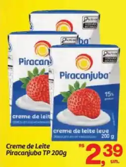 Fort Atacadista Creme de Leite Piracanjuba TP oferta