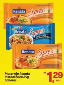 Fort Atacadista Macarrão Renata Instantâneo Sabores oferta