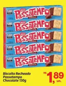 Fort Atacadista Biscoito Recheado Passatempo Chocolate oferta
