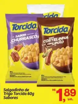 Fort Atacadista Salgadinho de Trigo Torcida Sabores oferta