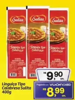 Fort Atacadista Linguiça Tipo Calabresa Sulita oferta