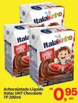 Fort Atacadista Achocolatado Líquido Italac UHT Chocolate TP oferta
