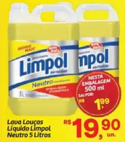 Fort Atacadista Lava Louças Líquido Limpol Neutro oferta