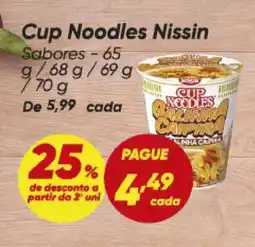 Dia Cup Noodles Nissin oferta