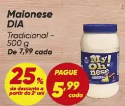 Dia Maionese DIA Tradicional oferta