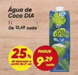 Dia Água de Coco DIA oferta