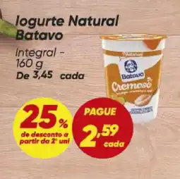 Dia logurte Natural Batavo Integral oferta