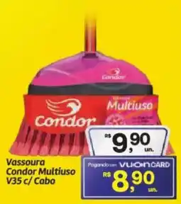 Fort Atacadista Vassoura Condor Multiuso V35 c/ Cabo oferta