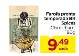 Carrefour Farofa pronta temperada BR Spices Chimichurri, oferta