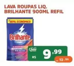 Supermercados Pague Menos Lava roupas liq. brilhante refil oferta