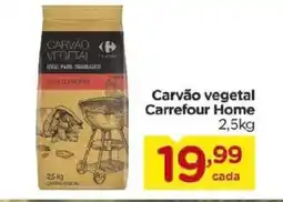 Carrefour Carvão vegetal Carrefour Home oferta