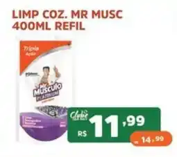 Supermercados Pague Menos Limp coz. mr musc refil oferta