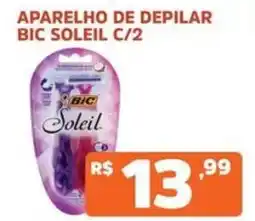 Supermercados Pague Menos Aparelho de depilar bic soleil c/2 oferta