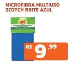 Supermercados Pague Menos Microfibra multiuso scotch brite azul oferta