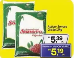 Fort Atacadista Açúcar Sonora Cristal oferta