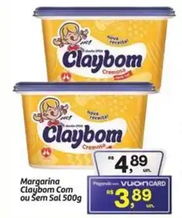 Fort Atacadista Margarina Claybom Com ou Sem Sal oferta