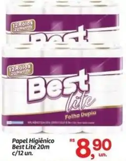 Fort Atacadista Papel Higiênico Best Lite 20m c/12 un. oferta