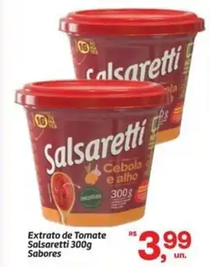 Extrato de Tomate Salsaretti Sabores