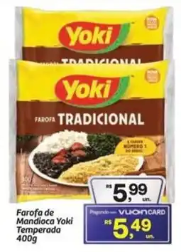Fort Atacadista Farofa de Mandioca Yoki Temperada oferta